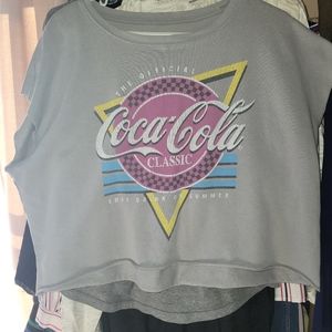 80' Coca Cola cropped sweatshirt